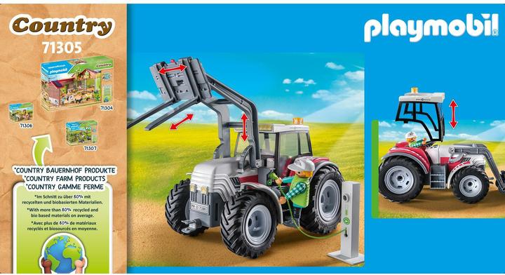 Produktbild Playmobil Grosser Traktor (71305, Playmobil Country)