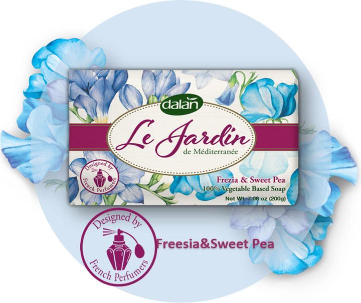 Produktbild Dalan d'Olive Luxus Handseife Blumenduft, 200 g (Hartseife, 200 g)