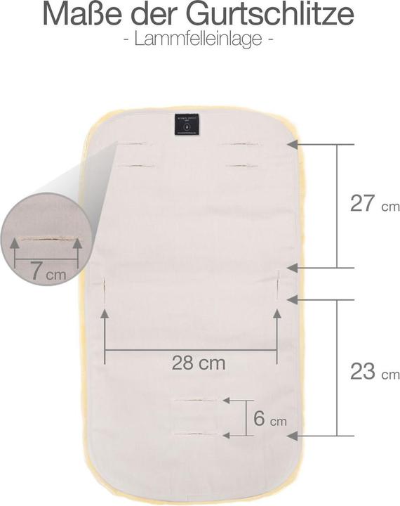 Immagine prodotto Werner Christ Cuscino per carrozzina in pelle d'agnello TREND