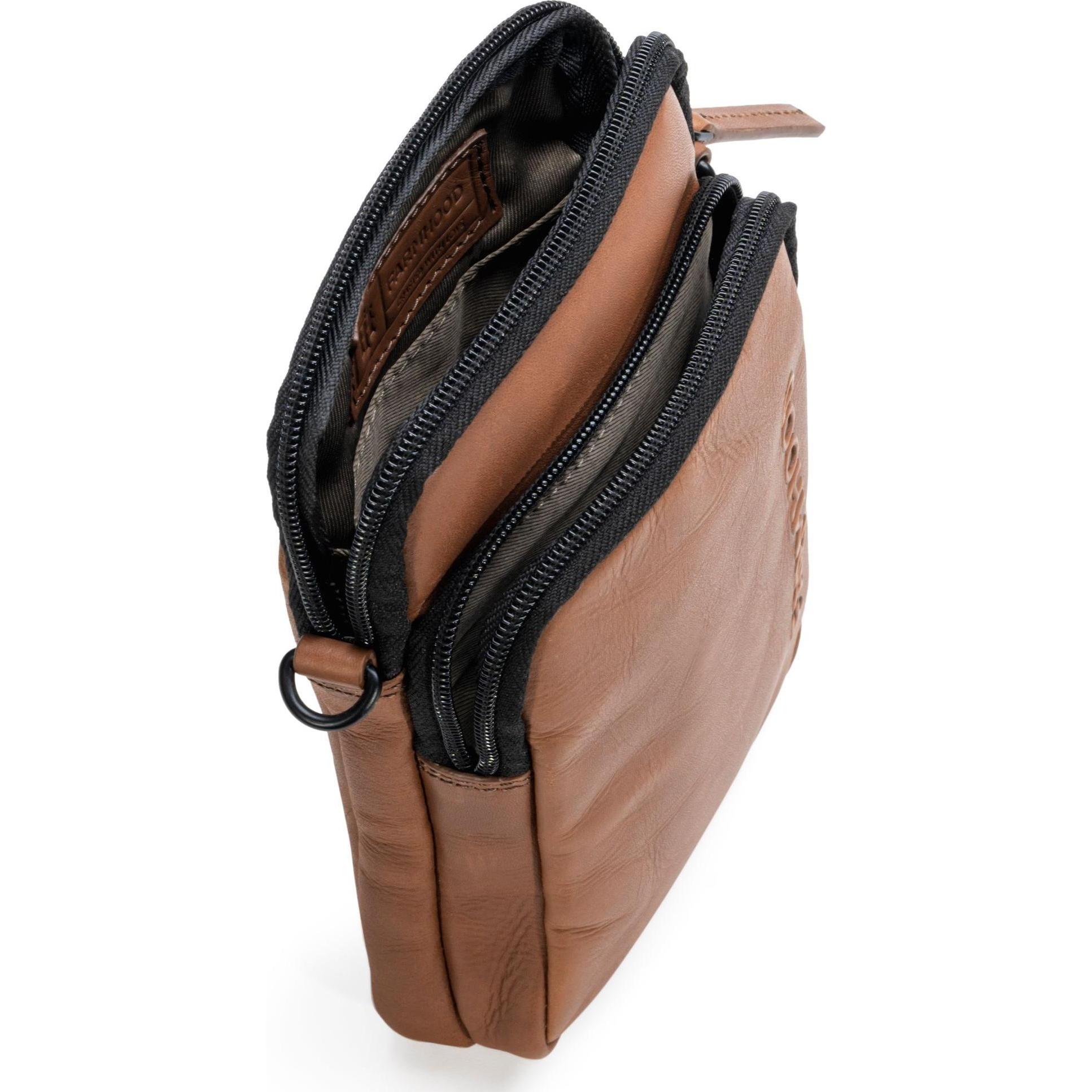 Thumbnail - Farmhood, Handtasche, Nashville Handytasche Leder 15 cm, Braun