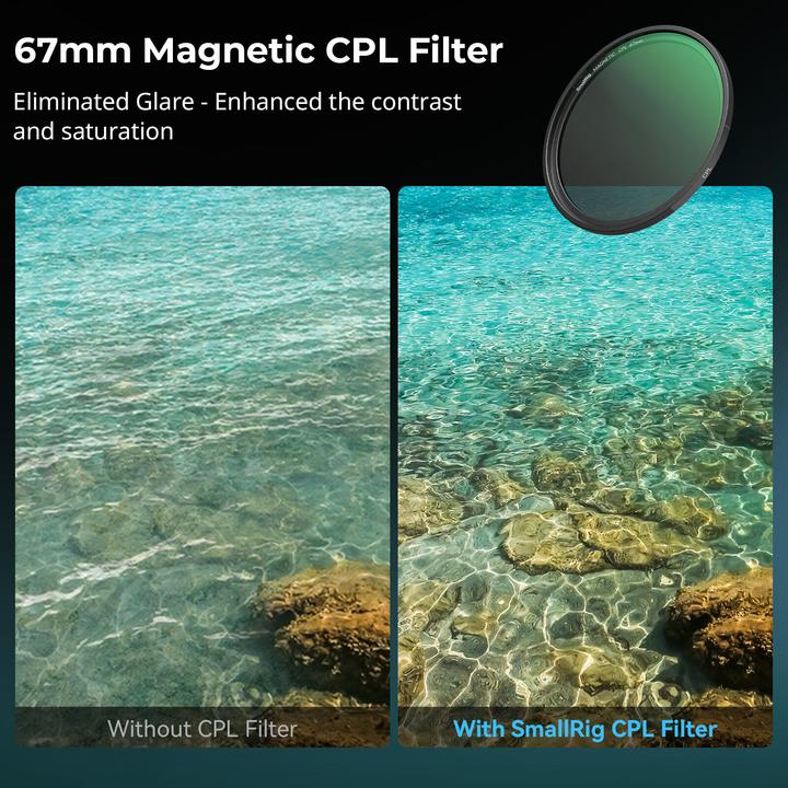 Immagine prodotto SmallRig Kit di filtri collegabili 5-in-1 (67 mm, Filtro nebbia nero)