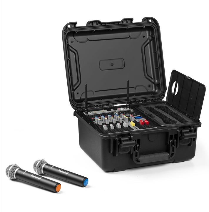 Actual product image Vonyx Mixing console VMA106, design: Hardcase, stereo inputs: 2 (Studio- and Livemixer)