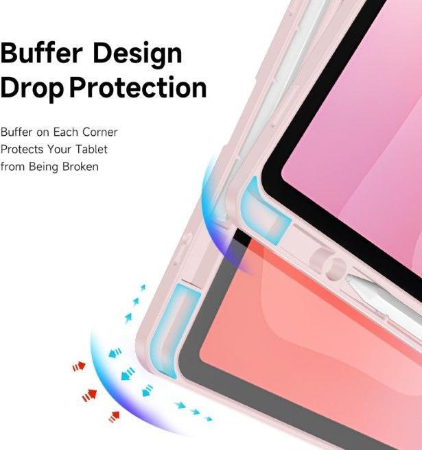 Produktbild Dux Ducis Samsung Galaxy Tab S11 Cover with Origami Stand - Pink (Samsung Galaxy Tab S11)