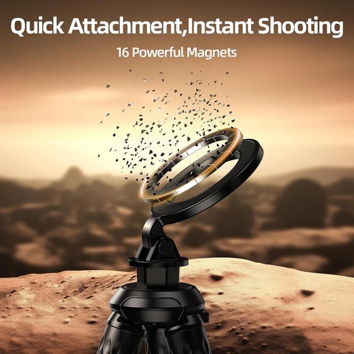 Immagine prodotto Telesin Flexibles magnetisches Smartphone Tripod Stativ (Materiale sintetico, Metallo)