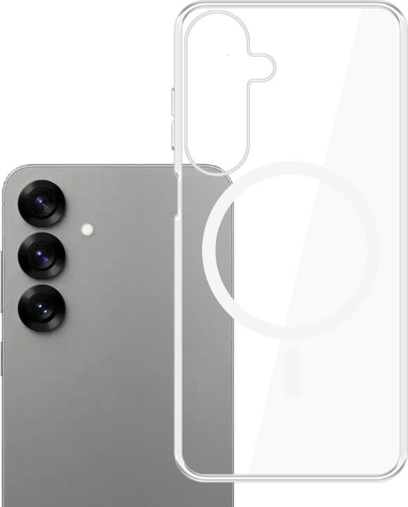 Actual product image 3MK MagCase Sam S25 przezroczysty/clear kompatybilne z MagSafe (Samsung Galaxy S25)