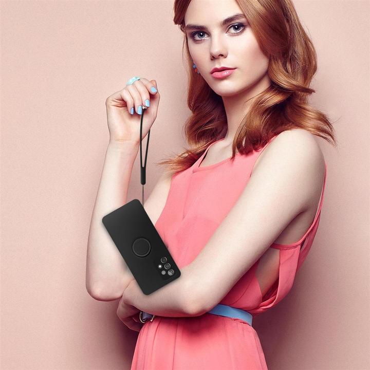 Actual product image Cadorabo TPU Liquid Ring Silicone Case Cover (Samsung Galaxy A52, Samsung Galaxy A52 5G, Samsung Galaxy A52s 5G)