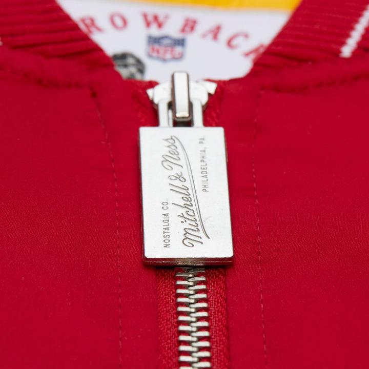 Actual product image Mitchell & Ness M&N Heavyweight Satin Jacke NFL Kansas City Chiefs - L (L)