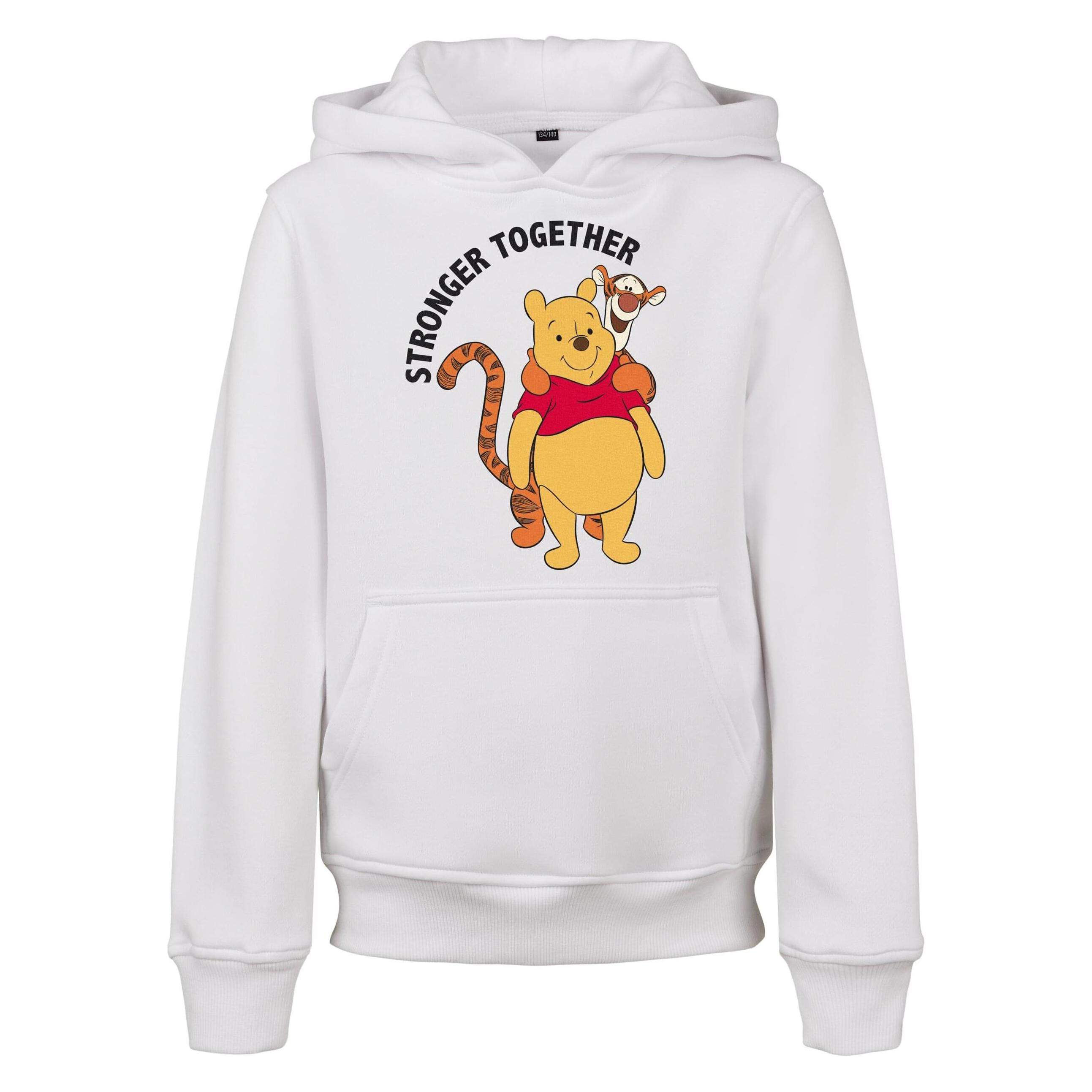 Urban Classics, Unisex, Pullover, Kids Stronger Together Hoody, Weiss, (134, 140)