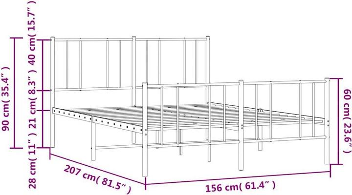 Image du produit vidaXL Bettgestell (150 x 200 cm)
