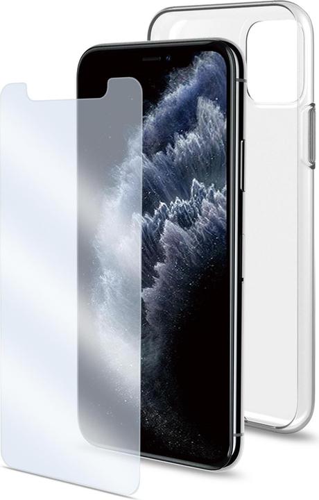 Celly COVGLASSAB1000 custodia per cellulare Custodia a sacchetto Trasparente