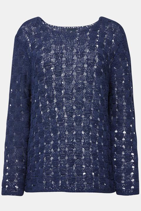 Produktbild Laurasøn Pullover, Strukturstrick, Bändchengarn, Langarm (M)