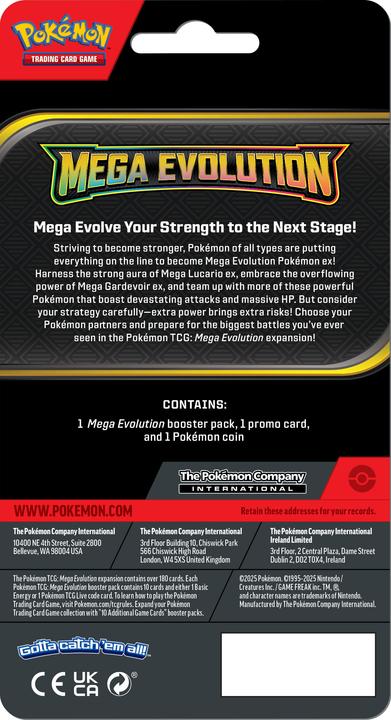 Produktbild Asmodée Mega Evolutions Checklane (Englisch, Blister Pack)