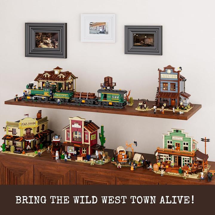 Actual product image Lumibricks Cowboy Camp