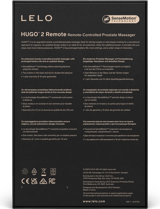 Immagine prodotto LELO Hugo 2 Remote