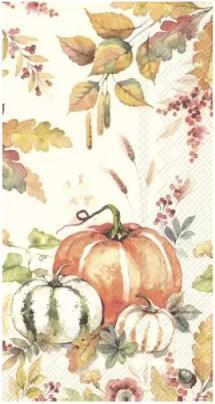 Actual product image IHR Handkerchief Pumpkin Love cream