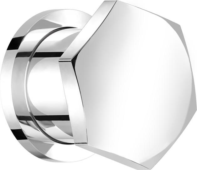 Produktbild Star Piercing Flesh Plug silber Hexagon mit O-Ring (ohne Messing, Chirurgenstahl 316L)