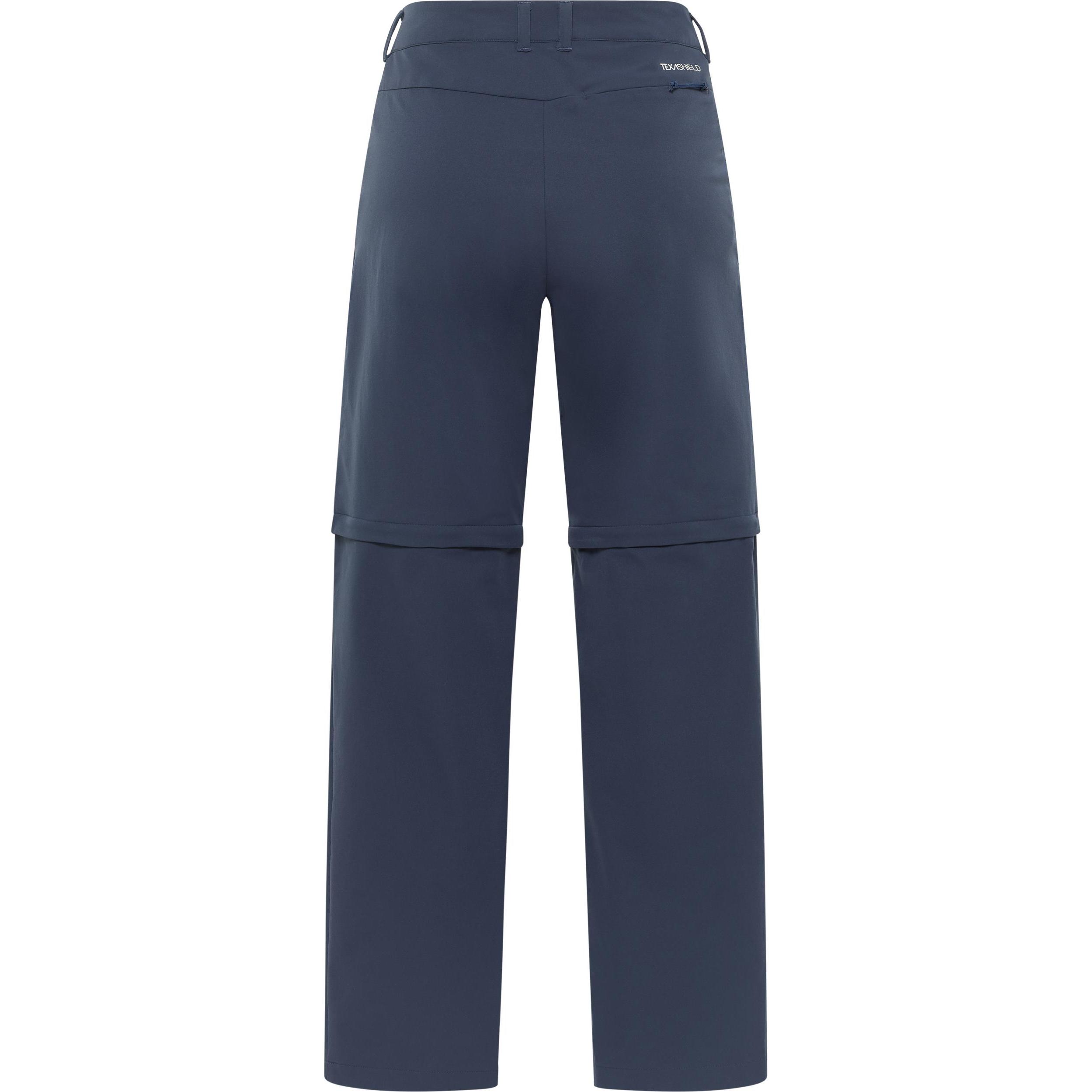 Thumbnail - Jack Wolfskin, Damen, Outdoorhose, Pico Trail Zip Off Pants W (42), Grau, Blau, 42