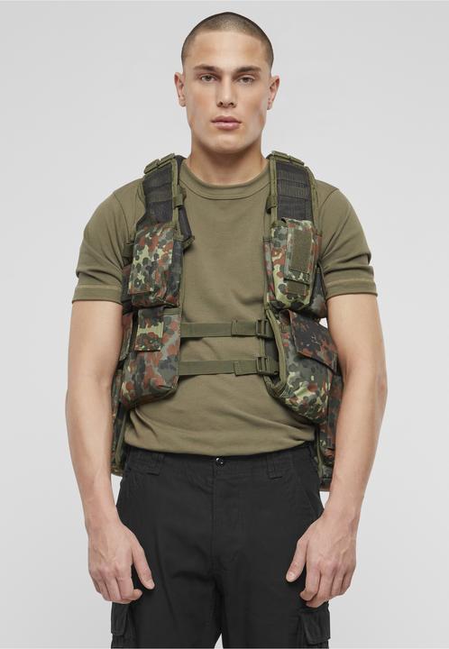 Produktbild Brandit Tactical Weste, Einheitsgrösse Farbe Flecktarn (One Size)
