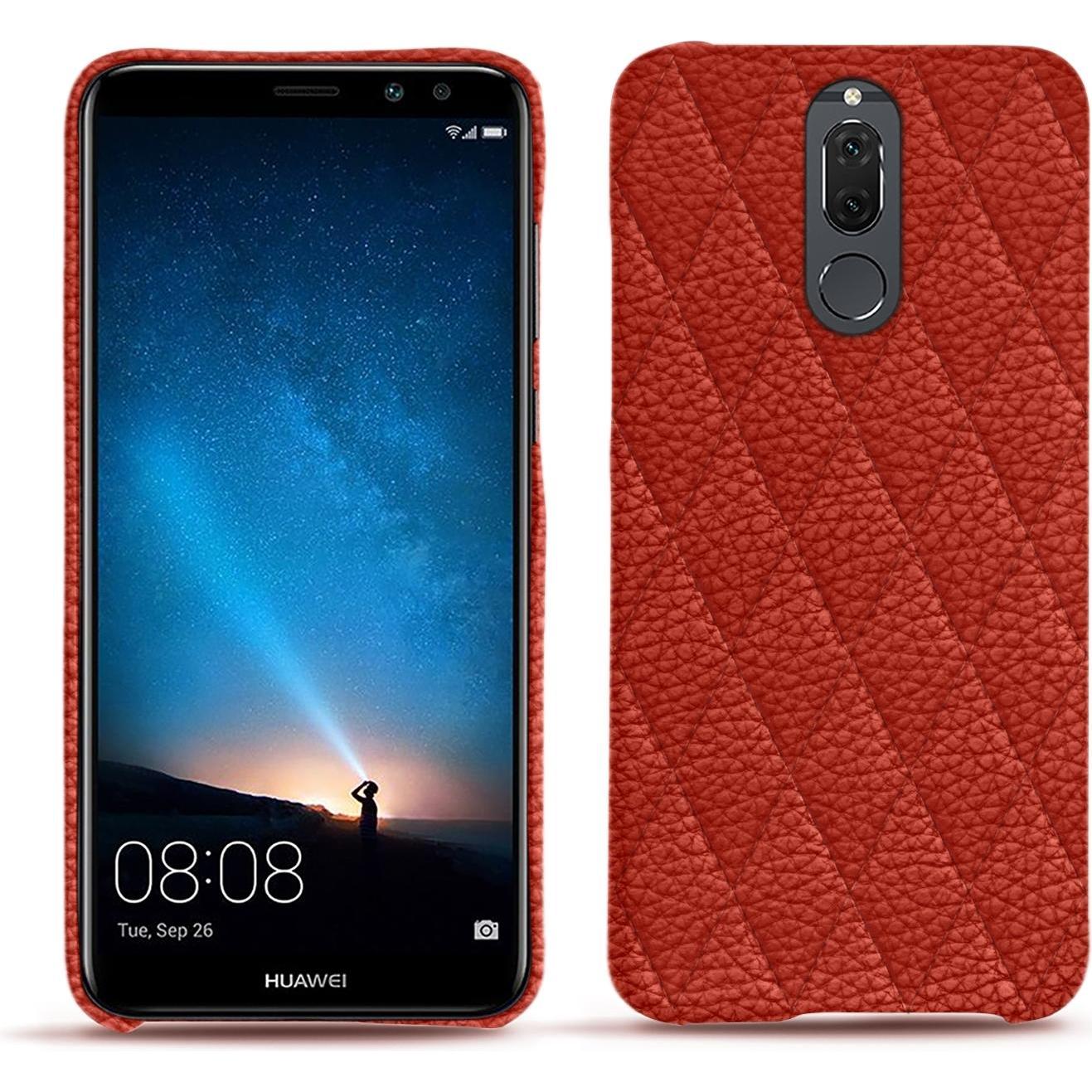 Noreve Lederschutzhülle (Huawei Mate 10 Lite), Smartphone Hülle, Orange