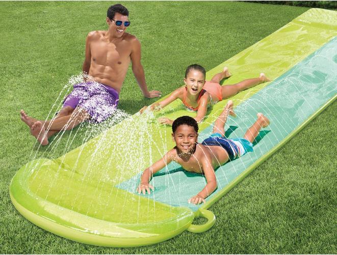 Actual product image Polygroup Wasserrutsche - Fresh Lime - Masse: ca. 549 x 138 cm (5.49 m)