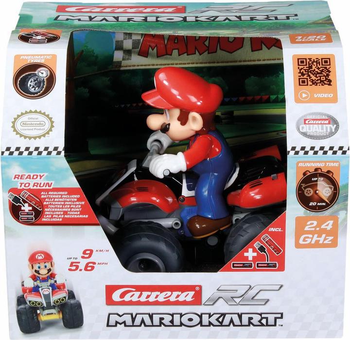Carrera 2,4GHz Mario Kart(TM), Mario - Quad, Ferngesteuertes Auto