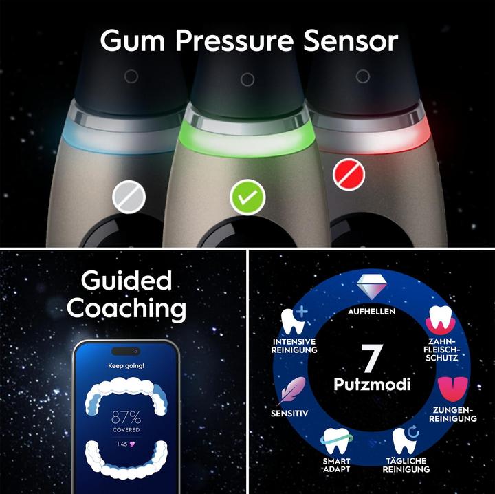 Actual product image Oral-B iO Series 10 Lunar Gold Special Edition Elektrische Zahnbürste (Oscillating toothbrush)