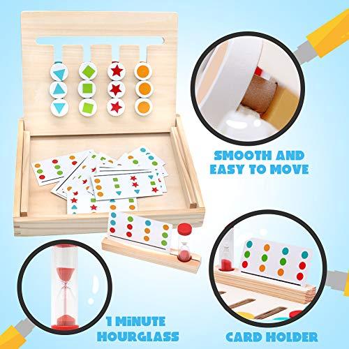 Actual product image Activity Board Wooden Puzzle Sorting Box Educational Toy Board Games