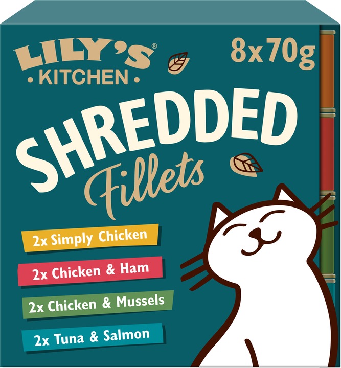 Produktbild Lily's Kitchen Shredded Fillets (Adult, 8 Stk., 560 g)