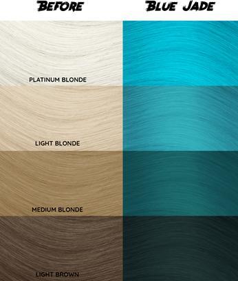 Image du produit Crazy Color Crème colorante permanente pour cheveux numéro 67 Blue Jade 100ml (67)