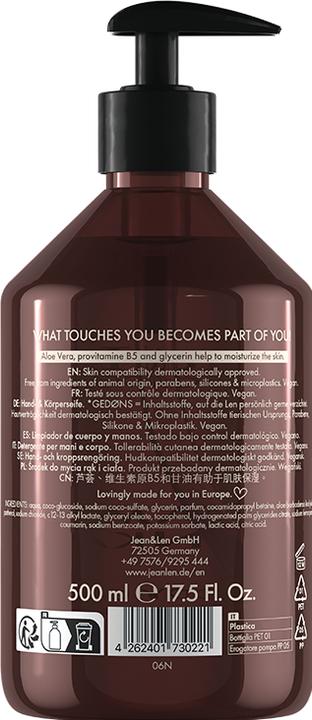 Image du produit Jean & Len Nettoyant pour les mains et le corps (Savon liquide, 500 ml)
