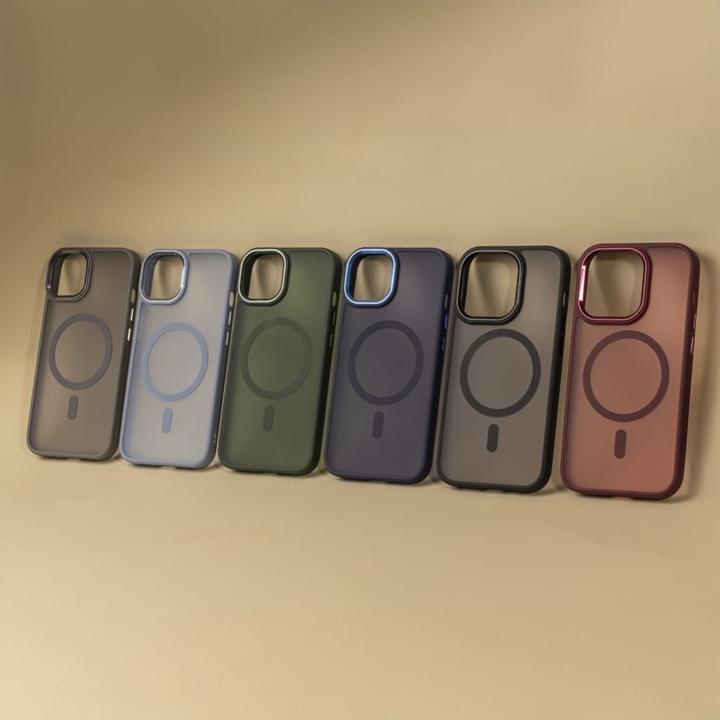 Produktbild OEM Frozen Mag Hülle für Samsung Galaxy S24 FE navy blau (Samsung Galaxy S24 FE)