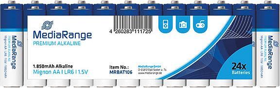 Image du produit MediaRange Premium - Pile 24 x type AA - Alcaline (24 pcs, AA, 1850 mAh)