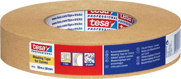 Produktbild tesa Maler Krepp 4319 Papierabdeckband, 15 mm x 50 m (15 mm)