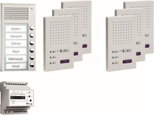 Actual product image TCS PPAF06-EN/02 pre:pack6 speakerphone surface-mounted