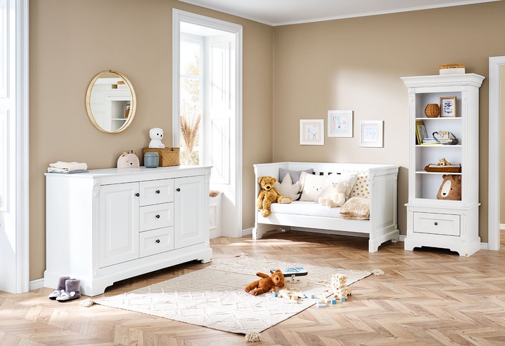 Produktbild Pinolino Sparset Emilia extrabreit (Babybett, Wickelkommode)