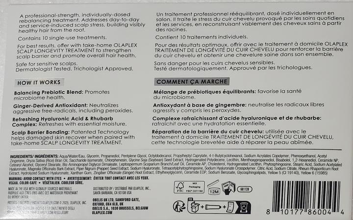 Actual product image Olaplex Pro Scalp Rebalancing Concentrate 10x4ml Hair Care (40 ml)