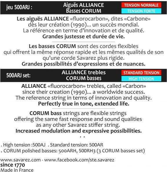 Actual product image Savarez 500ARJ (6x, Guitar, 0.04")
