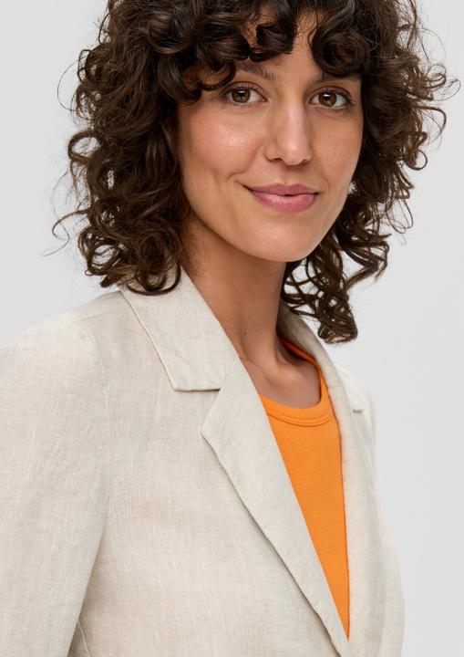 Immagine prodotto S.Oliver Indoor-Blazer Kurzer Boxy-Blazer aus Leinen (44)