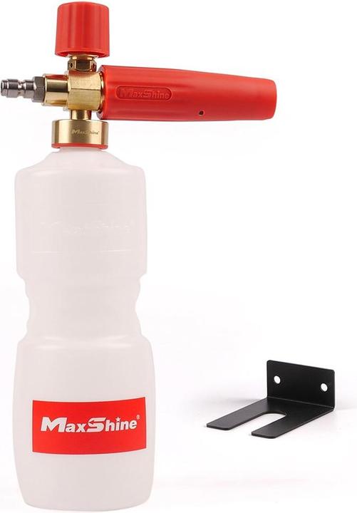 MaxShine Cannone di lavaggio a schiuma di neve e supporto a parete