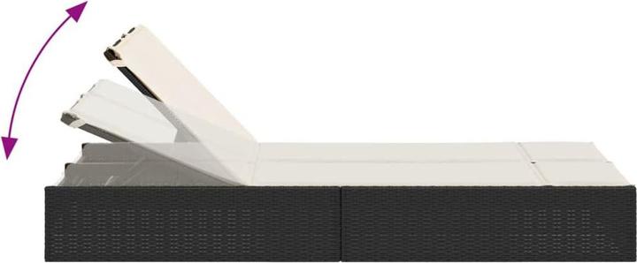 Produktbild vidaXL Doppel-Sonnenliege (200 cm)