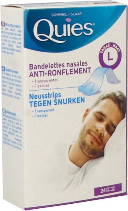 Quies Anti-Snoring Nasal Strips - Size L