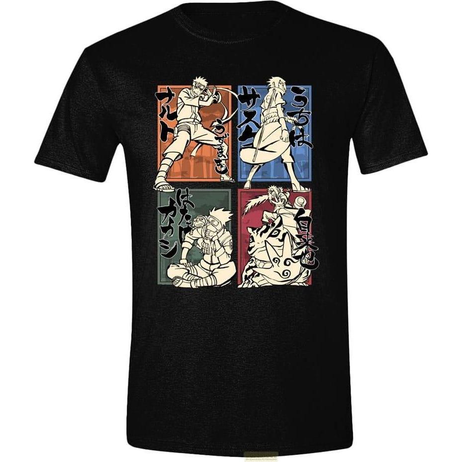 Death Note, Shirt, Naruto T-Shirt Character Sketches Grösse L, (L)