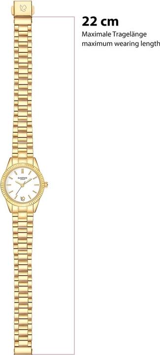 Actual product image Glanzstücke München Damen Quarzuhr gelbgold Edelstahl gelbgold - 38012 (25 mm)