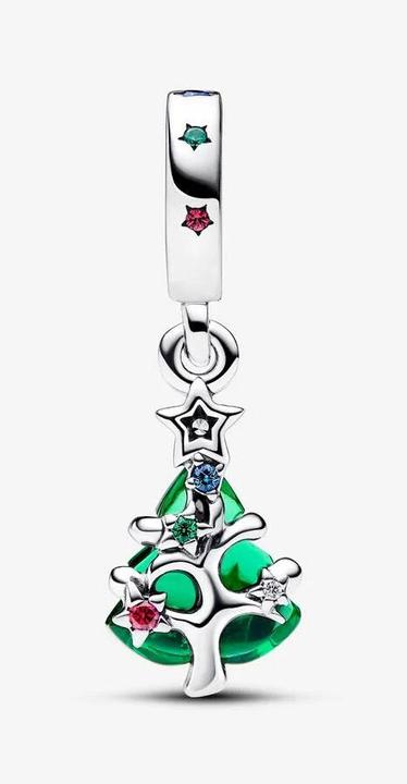 Immagine prodotto Pandora Ciondolo albero di Natale scintillante (Smalto, Argento 925)