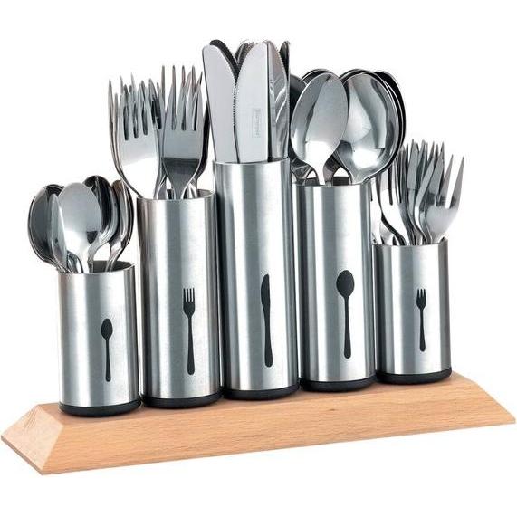 Esmeyer Portaposate in acciaio inox A 1, Organizzatori per la cucina, Argento