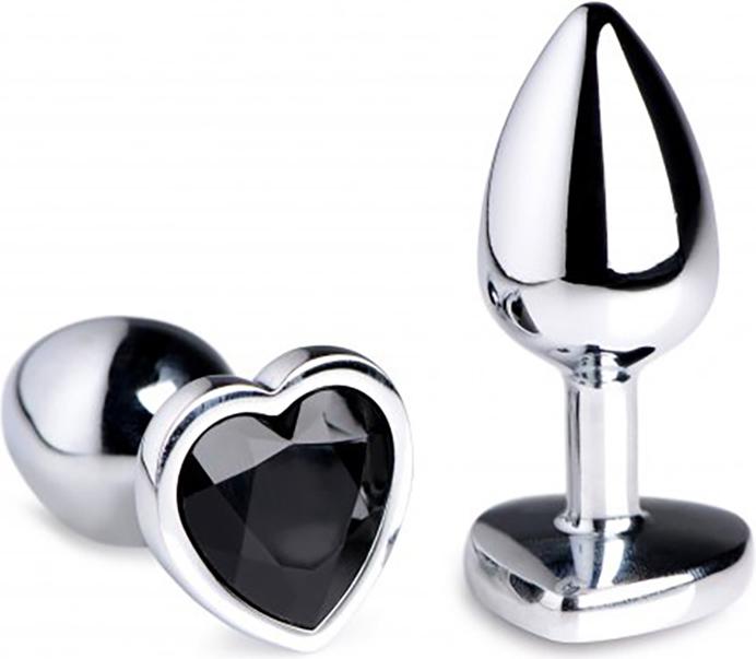 Produktbild XR Brands BS Black Heart Gem Anal Plug - Small