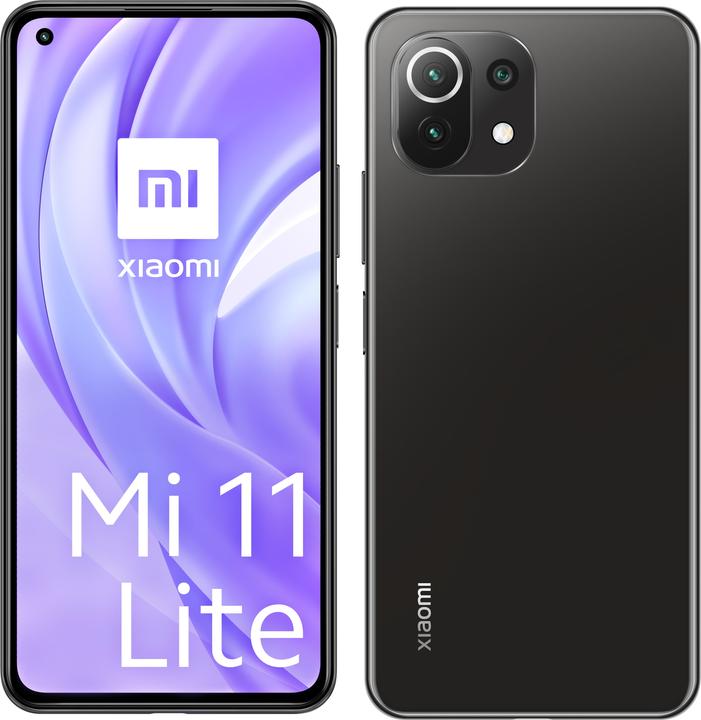 Produktbild Xiaomi Mi 11 Lite (128 GB, Boba Black, 6.55", Dual SIM, 4G)