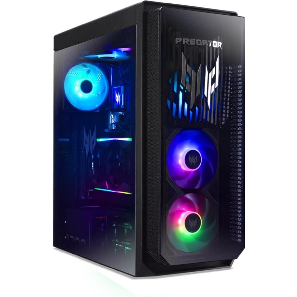 Acer Predator Orion 7000 (2048 GB, 32 GB, Intel Core Ultra 7 265KF, GeForce RTX 5080), PC, Schwarz