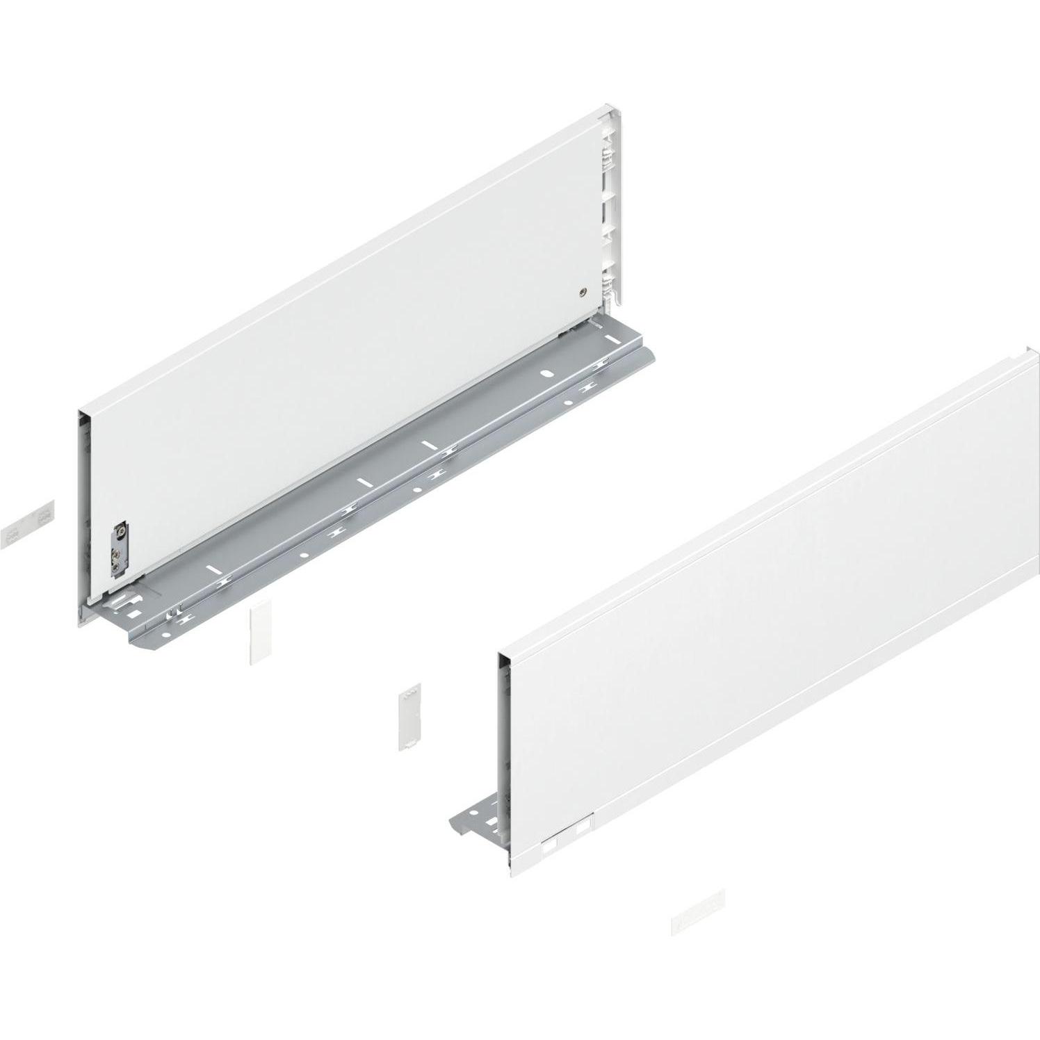 Blum, Schubladenauszüge, Legrabox pure H C 1 Paar, 40kg 600mm Tip On Vollauszug, carbonschwarz