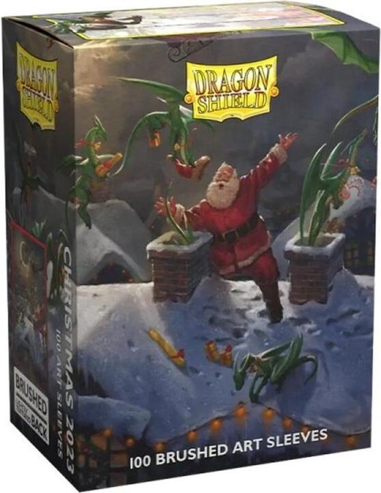 Produktbild Arcane Tinman Dragon Shield Brushed Art Sleeves - Christmas 2023 - Standard Size (100)